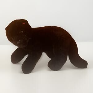 Ty Classic Zephyr 2007 Black Panther Cat Plush Retired 12"